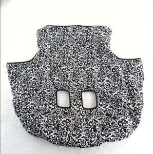 Infantino Grocery Cart Cover Reversible Paisley/Black One Size